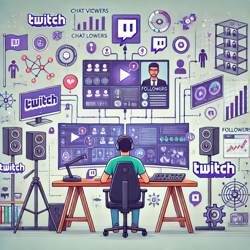 Накрутка зрителей на Твич бесплатно